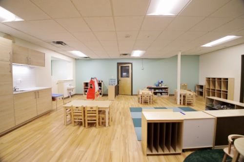 Interior image of Blessed Beginnings Learning Center classroom