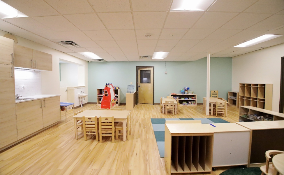 Interior image of Blessed Beginnings Learning Center classroom