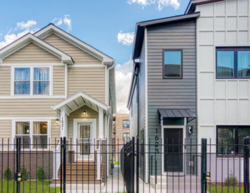 Model homes developed by Lawndale Christian Development Corporation as part of a community revitalization strategy designed to build generational wealth through homeownership