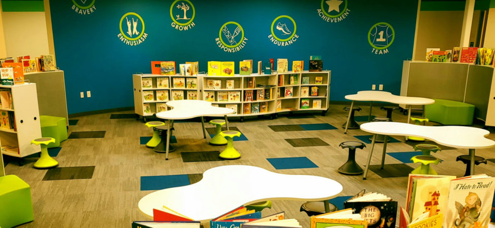 Photo of ACE Prep's library