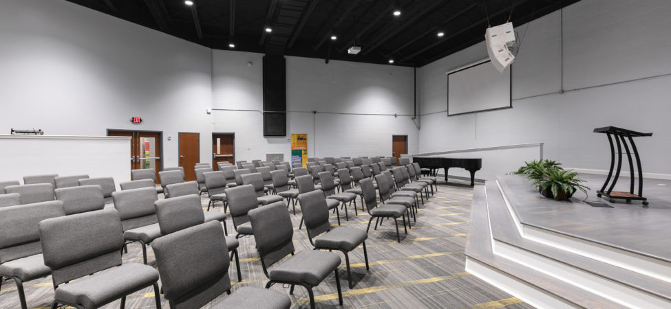 Auditorium at Tabernacle CDC's "The Hub"
