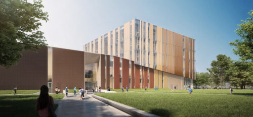 Architect's Rendering of the new Neal Math and Science Academy