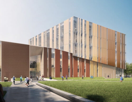 Architect's Rendering of the new Neal Math and Science Academy