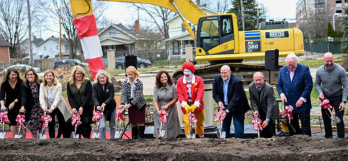 A groundbreaking for Ronald McDonald House Charities of Central Ohio's facility expansion project