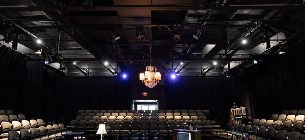 The black-box performance space in Detroit Public Theatre's Third Avenue Garage